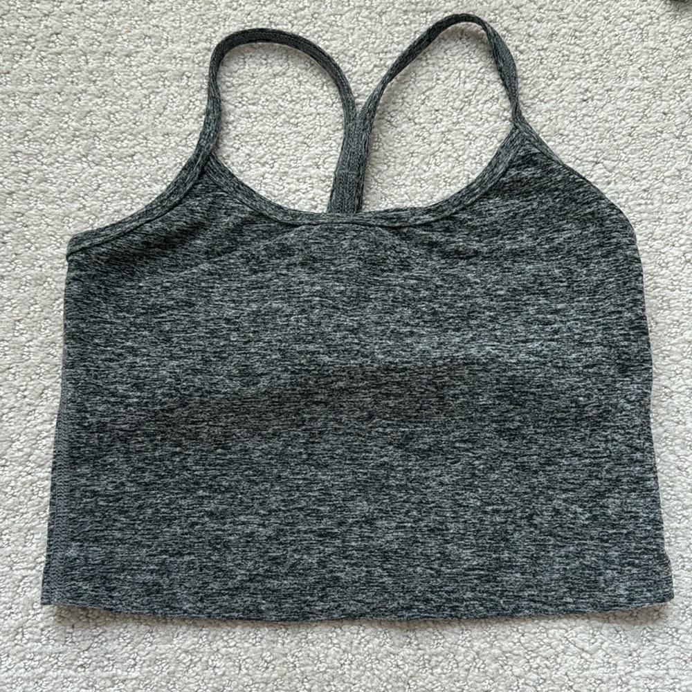 Gray beyond yoga space-dye tank